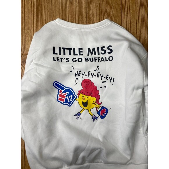 BUFFALO BILLS 'Let's Go Buffalo' Sweatshirt Josh Allen Potato - Picture 3 of 7